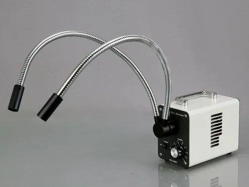 Vista 3 de AmScope Iluminador frío de la fibra óptica del LED-20W 20W LED