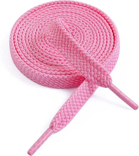 Vista 14 de VSUDO Cordones planos para tenis, cordones para tenis, cordones atléticos 01 Blanco