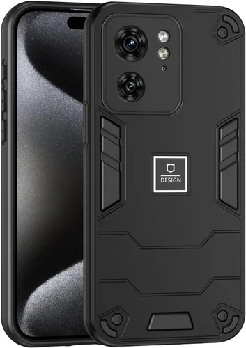 Vista 257 de Funda compatible con Redmi A1, compatible con Redmi A2 2 en 1 [PC dura + TPU], funda de teléfono negra