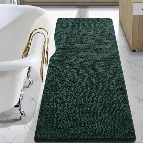 Vista 67 de LOCHAS - Alfombra de baño de lujo lanuda de 24 x 17 pulgadas, color beige