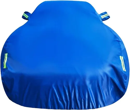 Vista 10 de Funda impermeable para automóvil compatible con Mercedes-Benz GLA 250 Base 4MATIC 2017-2022, protección para todo tipo de clima, con tiras Negro