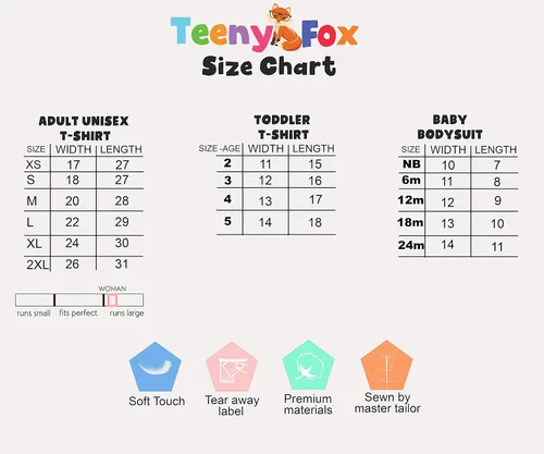 Vista 3 de Teeny Fox Little Things In Life - Conjuntos a juego para madre y niña, lindas camisas familiares