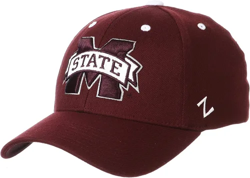 Vista 24 de ZHATS - Sombrero ajustado elástico para hombre de la NCAA, color del