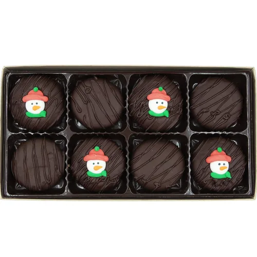 Vista 7 de Galletas Oreo bañadas en chocolate oscuro y con leche, de Philadelphia Candies