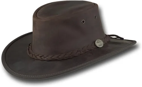 Vista 15 de Barmah Hats Sombrero plegable de cuero Bronco - Artículo 1060