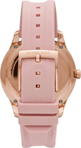 Vista 3 de Michael Kors Reloj Runway de acero inoxidable MK6979 - Reloj de cuero de tres manecillas Runway