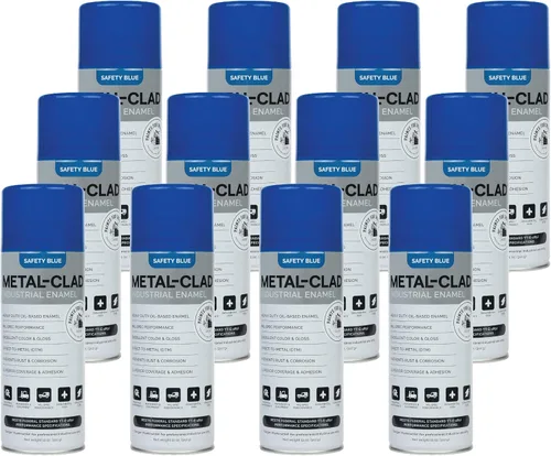 Vista 44 de Pinturas para la industria Esmalte industrial, Pintura en aerosol - Maquinaria de hierro de metal de acero - 1 lata (aluminio metálico) 9-S-1423