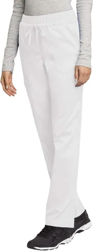 Vista 4 de Pantalones quirúrgicos suaves, elásticos y de estilo cargo con cordón para mujer, de la colección Workwear (modelo WW105)