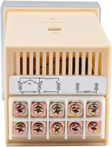 Vista 2 de TED-2001 Pointer Temperature Controller 0-400 Degrees Celsius K Type Thermostat AC220V