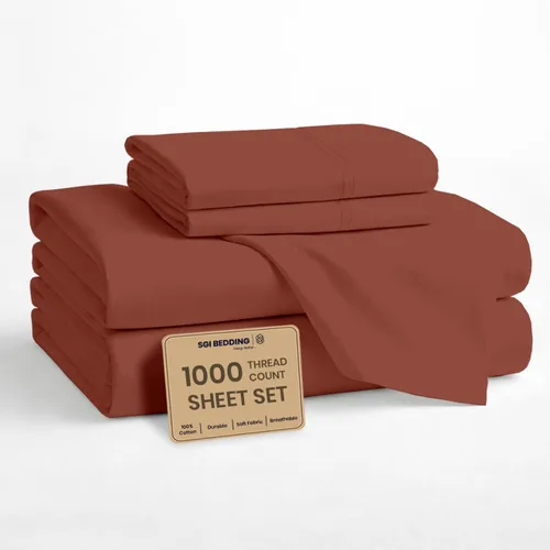 Vista 33 de SGI bedding Sábanas 100% algodón egipcio tamaño individual – Sábanas refrescantes, ropa de cama blanca suave y transpirable, ropa de cama de lujo