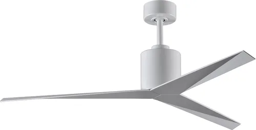 Vista 13 de Matthews EK-BN-BN Eliza - Ventilador de techo Eliza para exteriores e interiores de 56 pulgadas con control remoto y control de pared, 3 aspas ABS