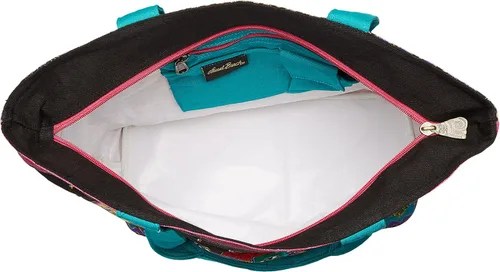 Vista 5 de Laurel Burch (LB5230) Bolso de hombro con cremallera superior 19, 1/2 pulgada por 6, 3/4 pulgadas por 15 pulgadas, Fantasticats