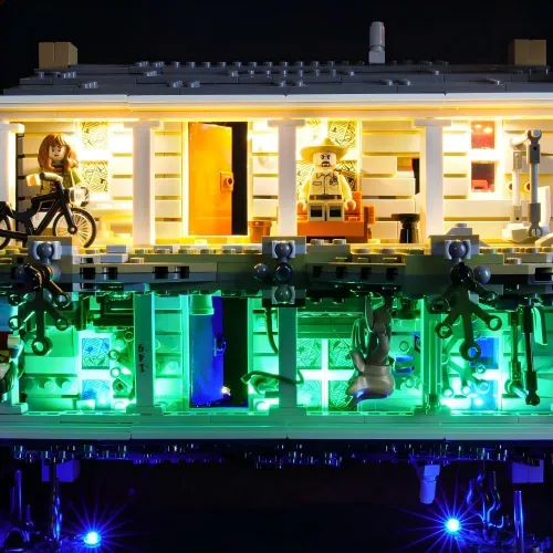 Vista 7 de GEAMENT Kit de luces de versión mejorada para Stranger Things The Upside Down - Compatible con el modelo de bloques de construcción Lego 75810