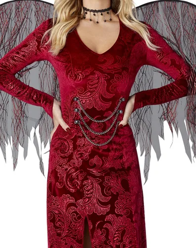Vista 2 de Spirit Halloween Disfraz gótico de diablo para adultos