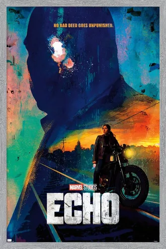 Vista 12 de Trends International Marvel Echo - Póster de pared de una hoja, 22.4 pulgadas de largo x 14.7 pulgadas, versión enmarcada de madera de granero