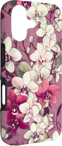 Vista 3 de Orchid Flowers Purple Pink Floral Case for iPhone 17