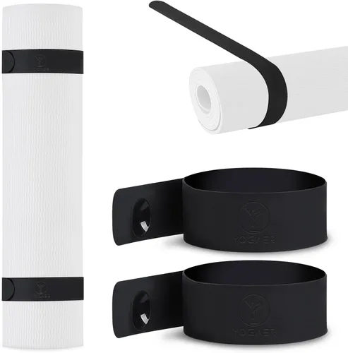 Vista 12 de Yoga Mat Carrier Strap, Adjustable Thick Straps Sling for Carrying Large Mats, Stretching Band