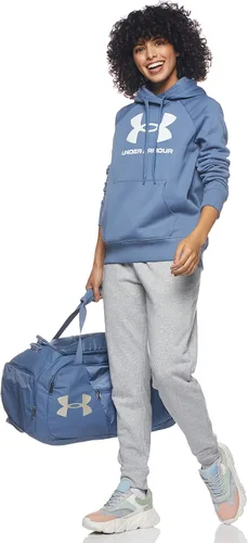Vista 8 de Under Armour - Sudadera con capucha para mujer de vellón con logotipo modelo Rival