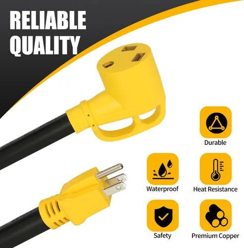 Vista 6 de PLIS Cable adaptador RV de 15 amperios a 30 amperios