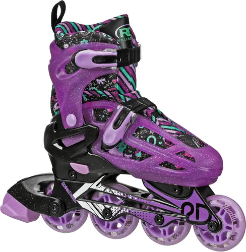 Vista 3 de Roller Derby Falcon 2 en 1 Combo Quad y Patines en línea para niños, tamaño ajustable