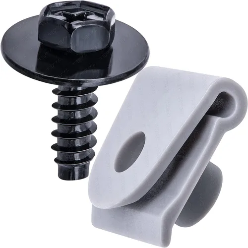 Vista 5 de Rexka 10 juegos de guardabarros cubierta de parachoques Splash Shield U Nut Tornillo Kit para Mazda B45556135 9CF600516B - Multiusos - Deflector