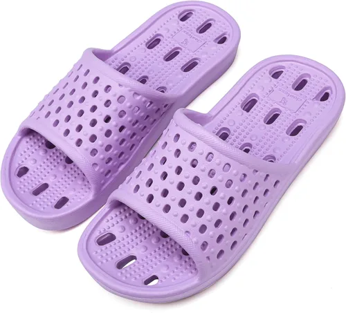 Vista 2 de clootess Zapatos de ducha Slide Cloud para mujeres y hombres, sandalias de baño, sandalias antideslizantes de secado rápido