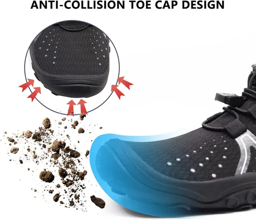Vista 3 de North Bund Zapatos de agua para hombre y mujer, secado rápido, para playa, kayak, piscina, calcetines acuáticos, surf, escalada, yoga