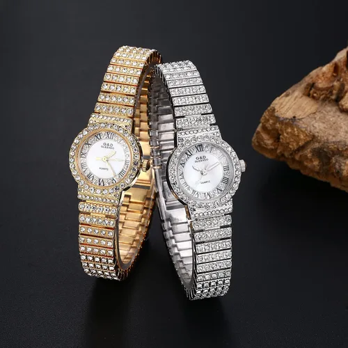 Vista 8 de Avaner Reloj de pulsera analógico de cuarzo con diamantes de imitación para hombre con correa de acero inoxidable para disfraz de Halloween