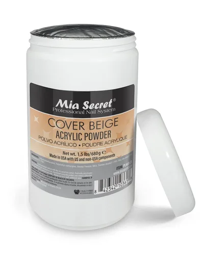 Vista 3 de Mia Secret Cubierta de polvo acrílico beige - 1.5 lbs