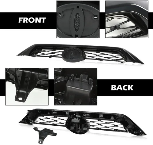 Vista 5 de G-PLUS Conjunto de rejilla de parachoques delantero Body Kits 13 piezas compatible con Toyota 4Runner Limited 2014-2019
