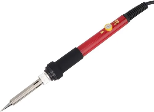 Vista 2 de Simlug Kit de quemado de madera, juego de herramientas de pintura de hierro eléctrico de temperatura ajustable con 27 puntas de hierro (110 V # 1)