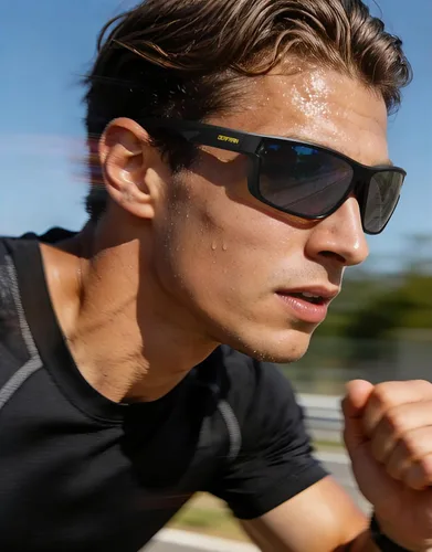 Vista 6 de DEAFRAIN Lentes de sol deportivos polarizados para hombres y mujeres, ideales para correr, pescar, conducir, marco irrompible con protección UV