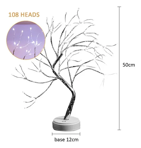 Vista 4 de LÁMPARA DECORATIVA ÁRBOL BONSAI LED