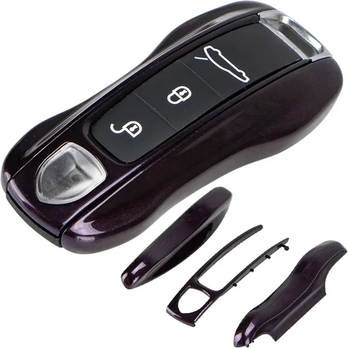 Vista 7 de Cubierta de llave amatista para Porsche Macan Panamera MK1