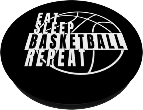 Vista 3 de PopSockets - Juego de baloncesto con bola de equipo deportivo y soporte para teléfonos y tabletas
