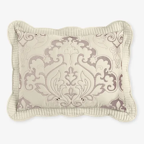 Vista 20 de BrylaneHome Amelia - Funda de almohada King, color rosa baya.