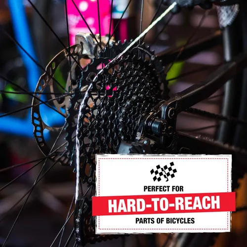 Vista 2 de Finish Line Gear Floss - Cuerda de limpieza de microfibra (paquete de 20 cuerdas de microfibra) herramientas de limpieza de bicicletas