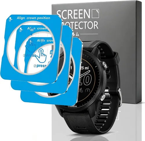 Vista 133 de Paquete de 3 protectores de pantalla para Amazfit Active 2, protección flexible de vidrio no templado, película protectora transparente HD