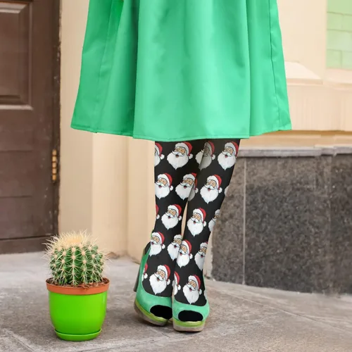 Vista 5 de devor Thigh High Socks Long Socks for Girls Dress Sock Funny Santa Claus Socks