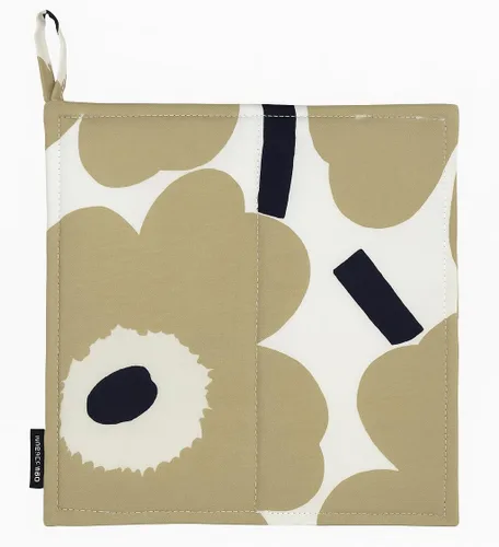 Vista 7 de MARIMEKKO Pieni Unikko Oven Mitt with Hanging Loop – Refine Your Kitchen Décor with Our Floral Oven Mitts — Kitchen Mitts for Oven (12 in x 6 in)