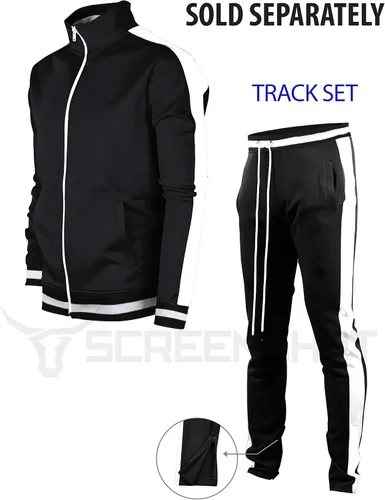 Vista 4 de SCREENSHOT -TRACK PANTS S41700 - Pantalones deportivos para hombre, de alta calidad, ajustados, atléticos, a la moda, estilo urbano
