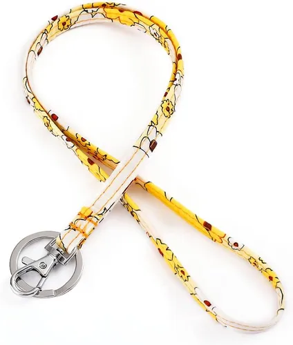 Vista 17 de Combo de funda de identificación con cremallera de algodón para mujer y cordón (varios equipos disponibles), llavero, cartera con cordón de moda (4#)