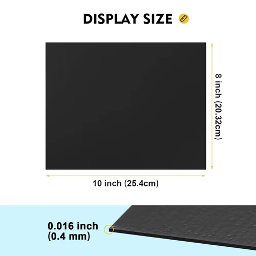 Vista 2 de Magicfly Hojas magnéticas adhesivas de 8 x 10 pulgadas, paquete de 15 hojas magnéticas flexibles con respaldo adhesivo para fotos, manualidades