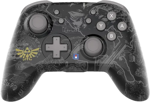 Vista 5 de HORI Wireless HORIPAD (The Legend of Zelda Edition) Pro Controller with Motion Control for Nintendo Switch - Officially Licensed by Nintendo
