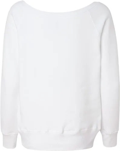Vista 5 de Bella Canvas Sudadera de forro polar de esponja con cuello ancho (7501)