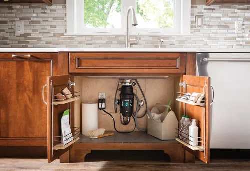Vista 3 de Moen Prep Series PRO - Triturador de basura compacto de alimentación continua de 1/2 HP, cable de alimentación incluido, GXP50C y kit de conector