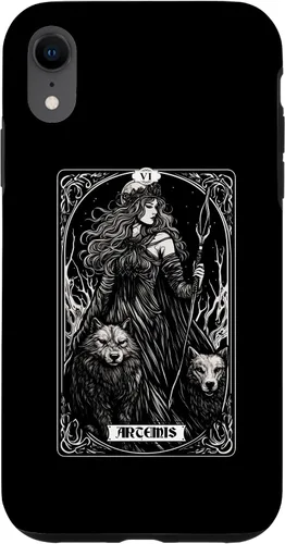 Vista 8 de iPhone 14 Artemis Tarot Card Caza Dios griego Diosa Caso