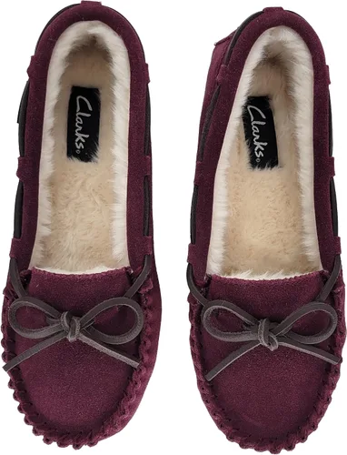 Vista 5 de Clarks Mocasines de gamuza para mujer para interiores y exteriores