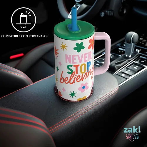 Vista 8 de Zak Designs Vaso aislado de 30 onzas que beneficia a St. Jude Never Stop
