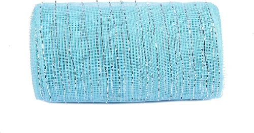 Vista 15 de YYCRAFT cinta metálica de malla de poliéster para decoración y manualidades, 10 yardas Rosa